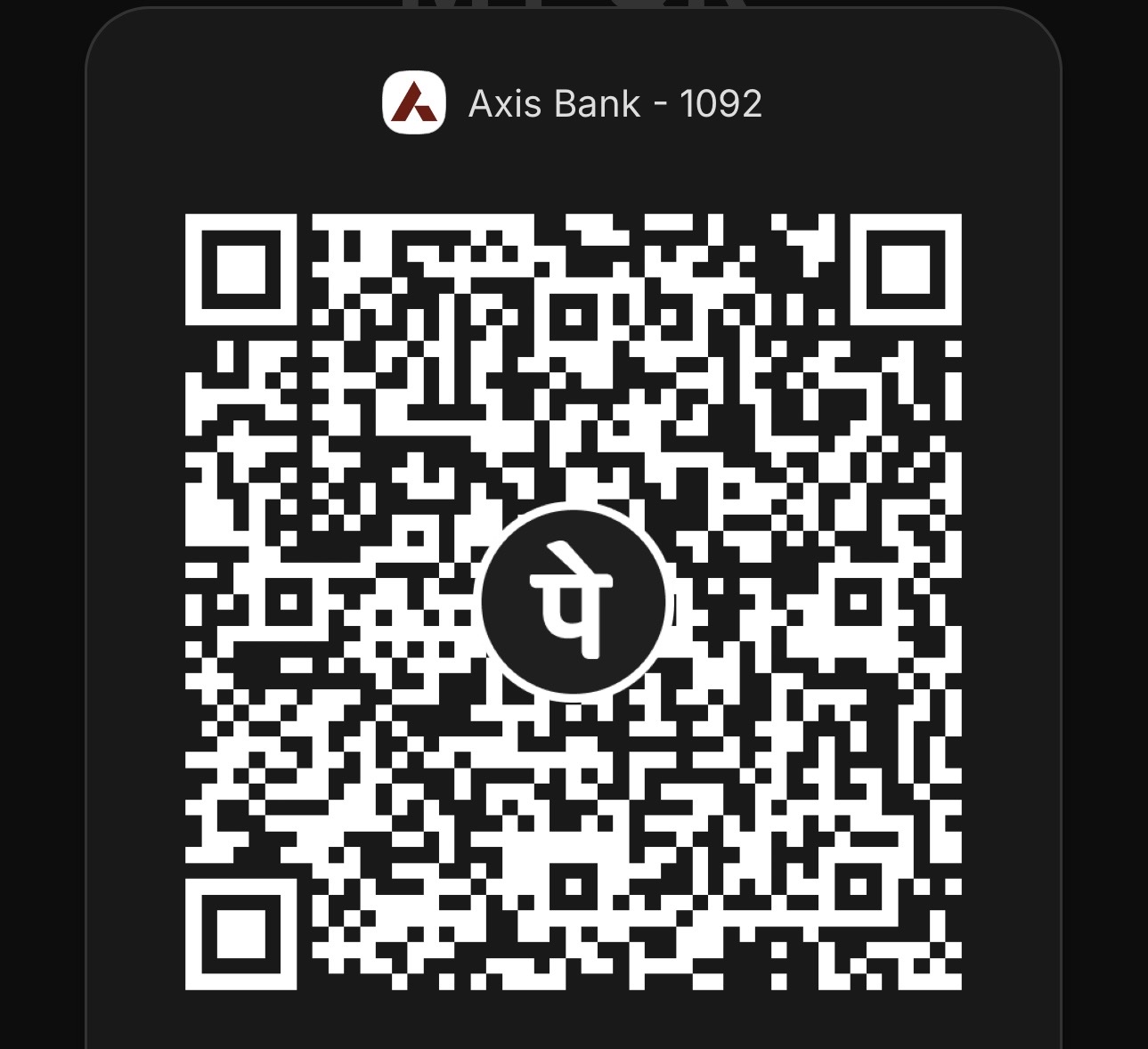 The Time Crown UPI payment QR code